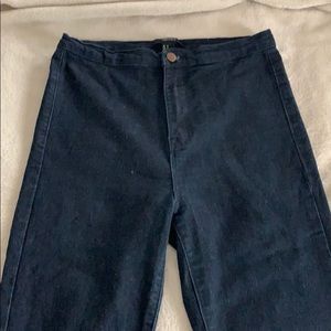 Dark Wash High Waisted Jeans